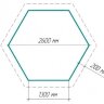 Садовая беседка 000262.6m Садовая беседка 000262.6m