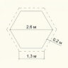 Садовая беседка 000862.6m Садовая беседка 000862.6m