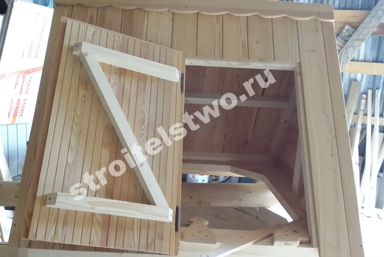 Домик на колодец из лиственницы Домик на колодец из лиственницы