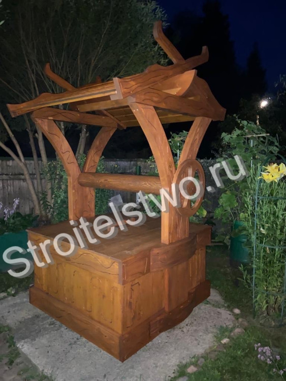 Резной домик для колодца Резной домик для колодца