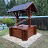 Домик для колодца из бруса